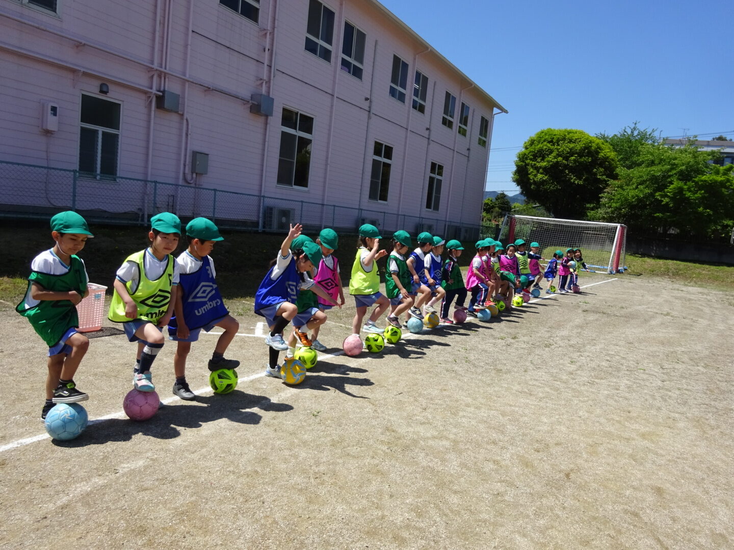 はじめてのサッカータイム⚽️